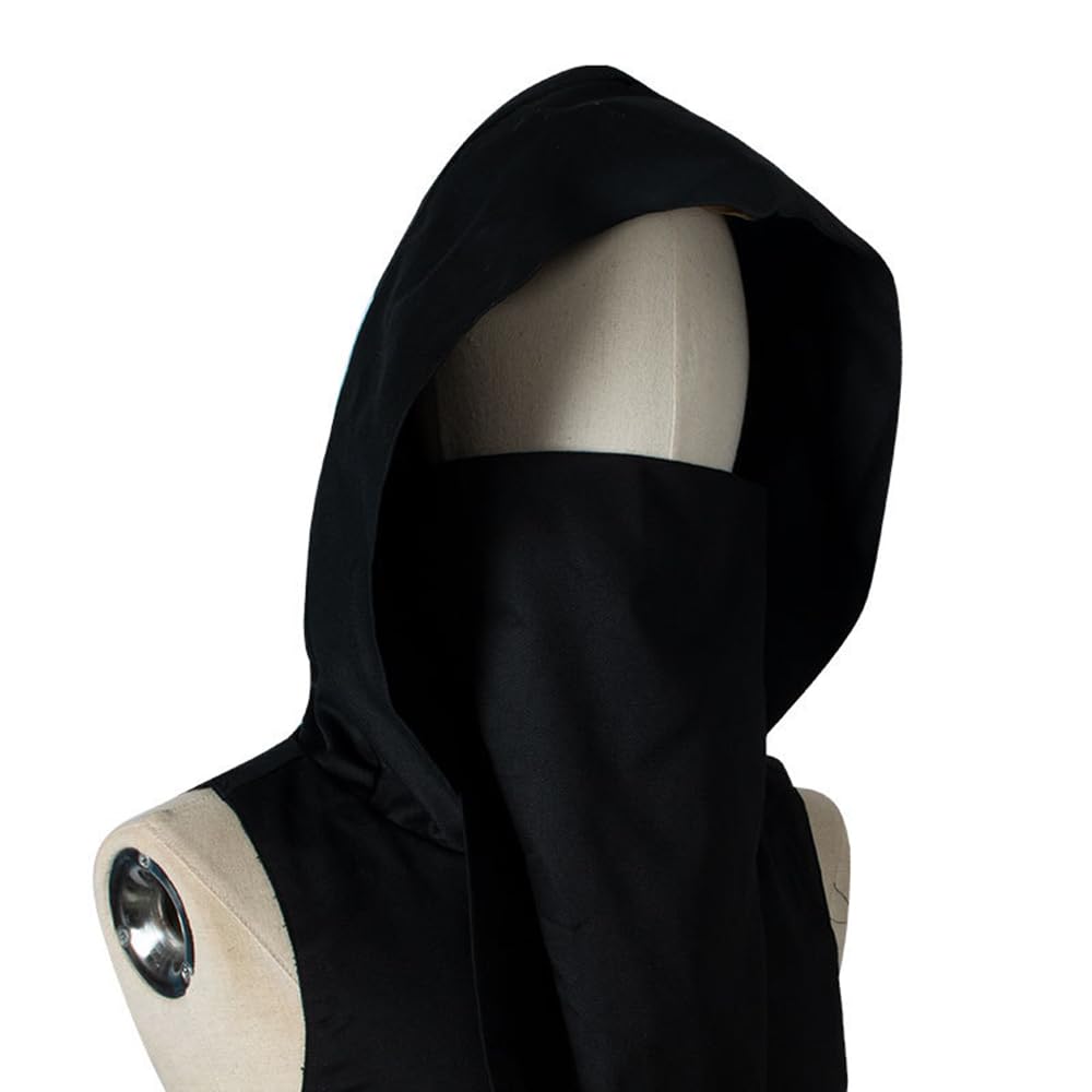 Amazon.com: JIAHG Cyberpunk Rogue Hood Scarf Medieval Gothic
